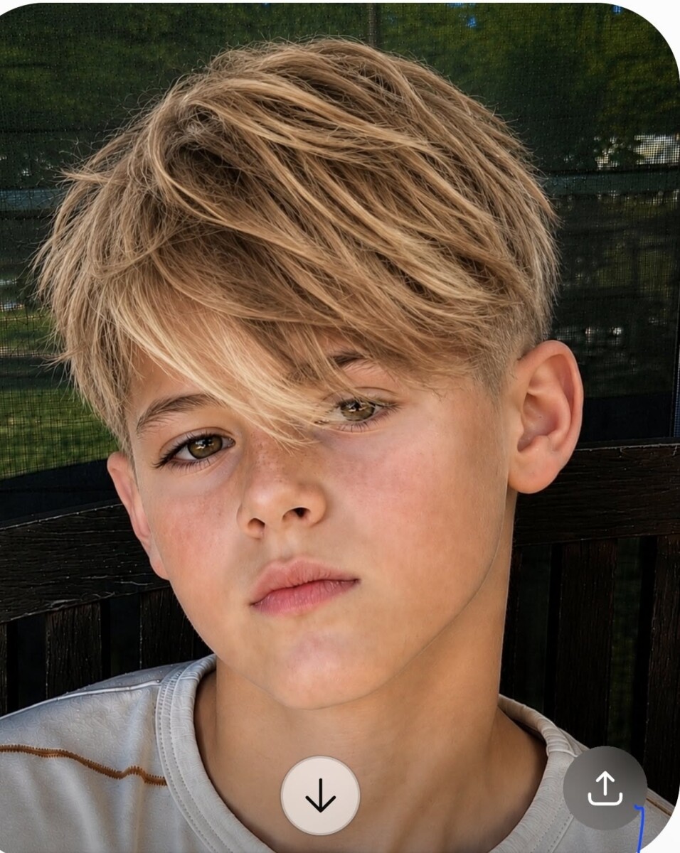 Style capillaire enfant moderne