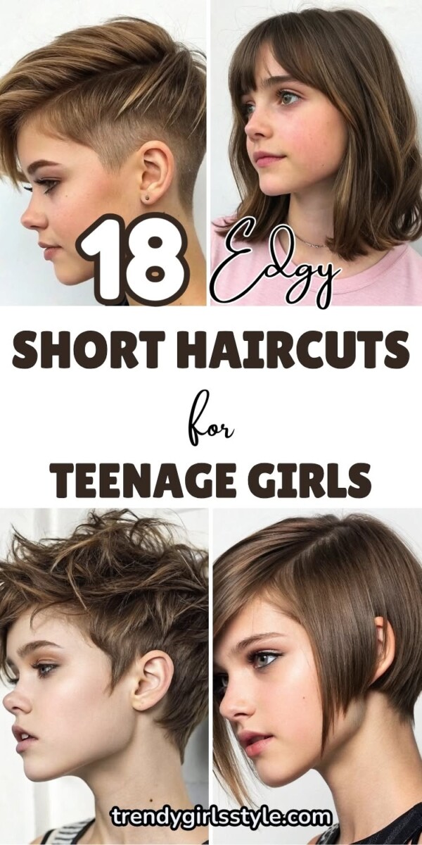 Coupe courte tendance fille