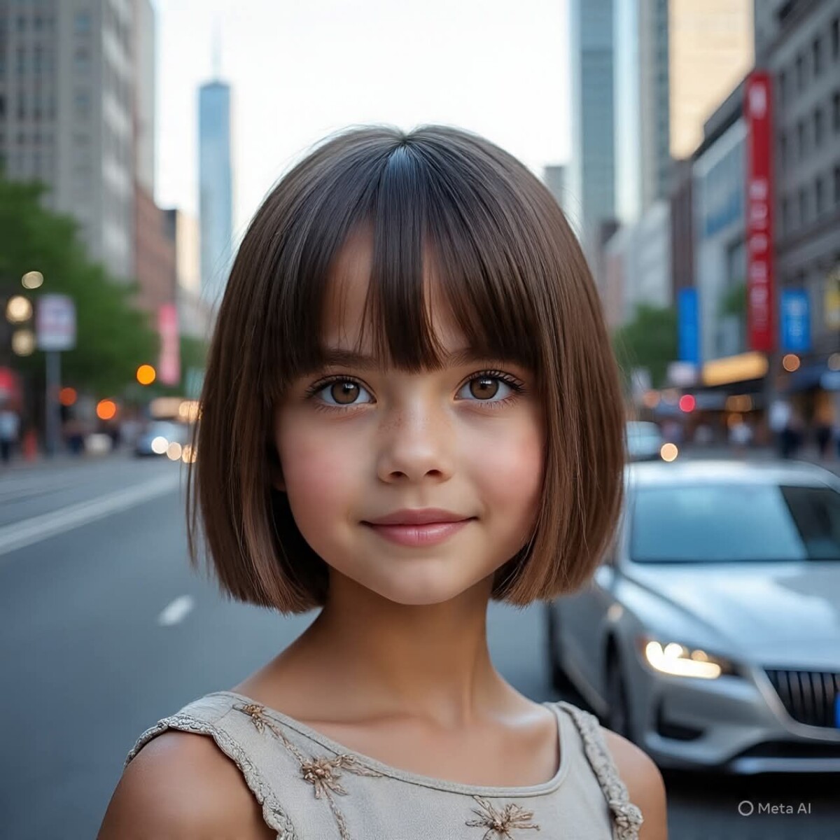 carré court pour enfant