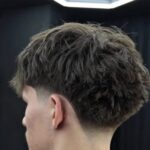 Coiffure taper cheveux lisses