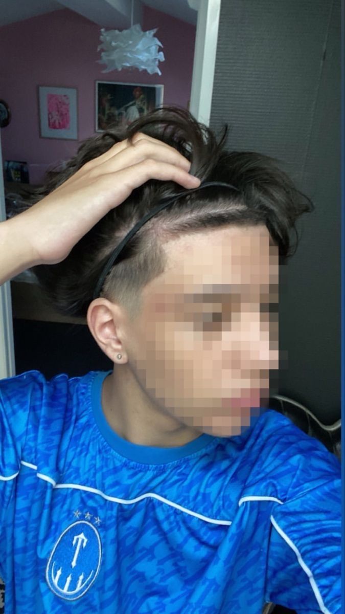Coiffure taper cheveux lisses