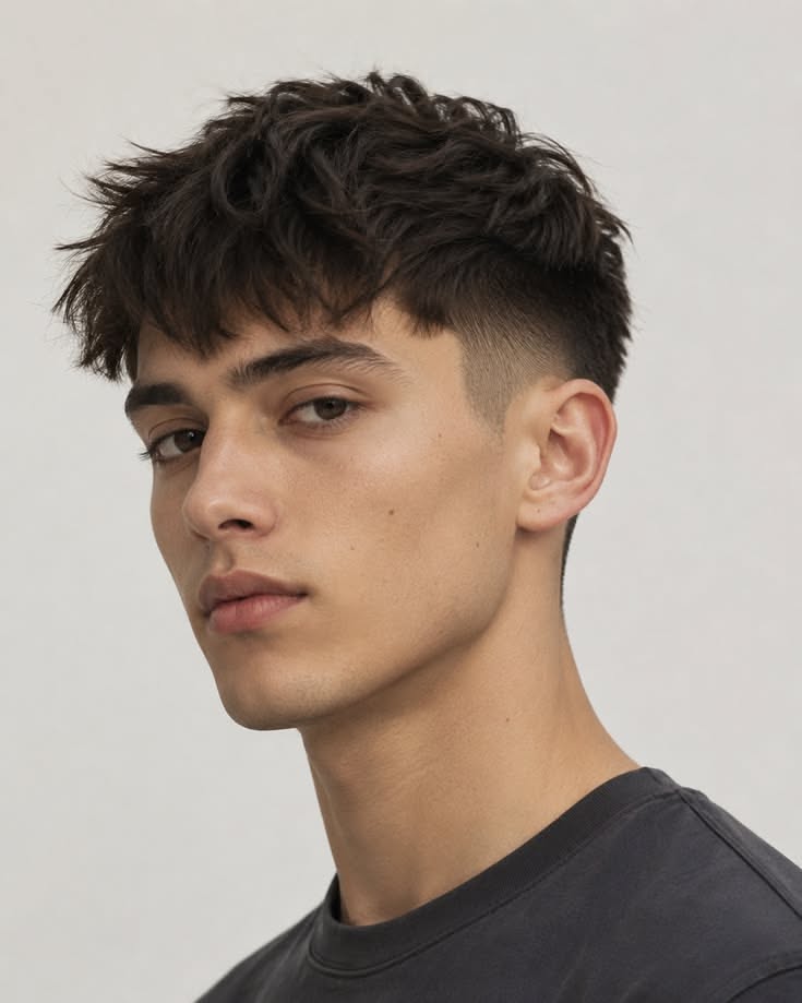 Coiffure taper cheveux lisses