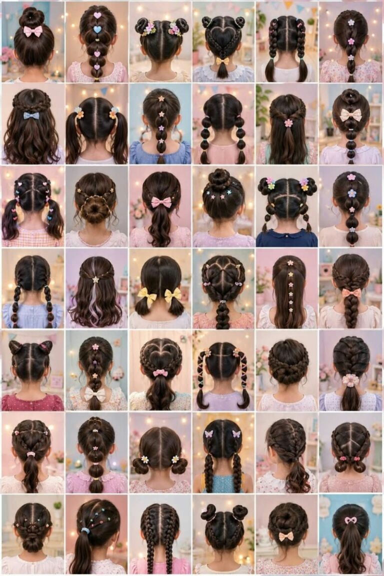 Coiffure facile pour fille