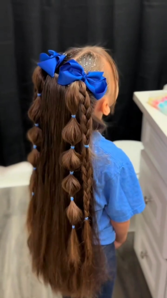 Coiffure élégante enfant