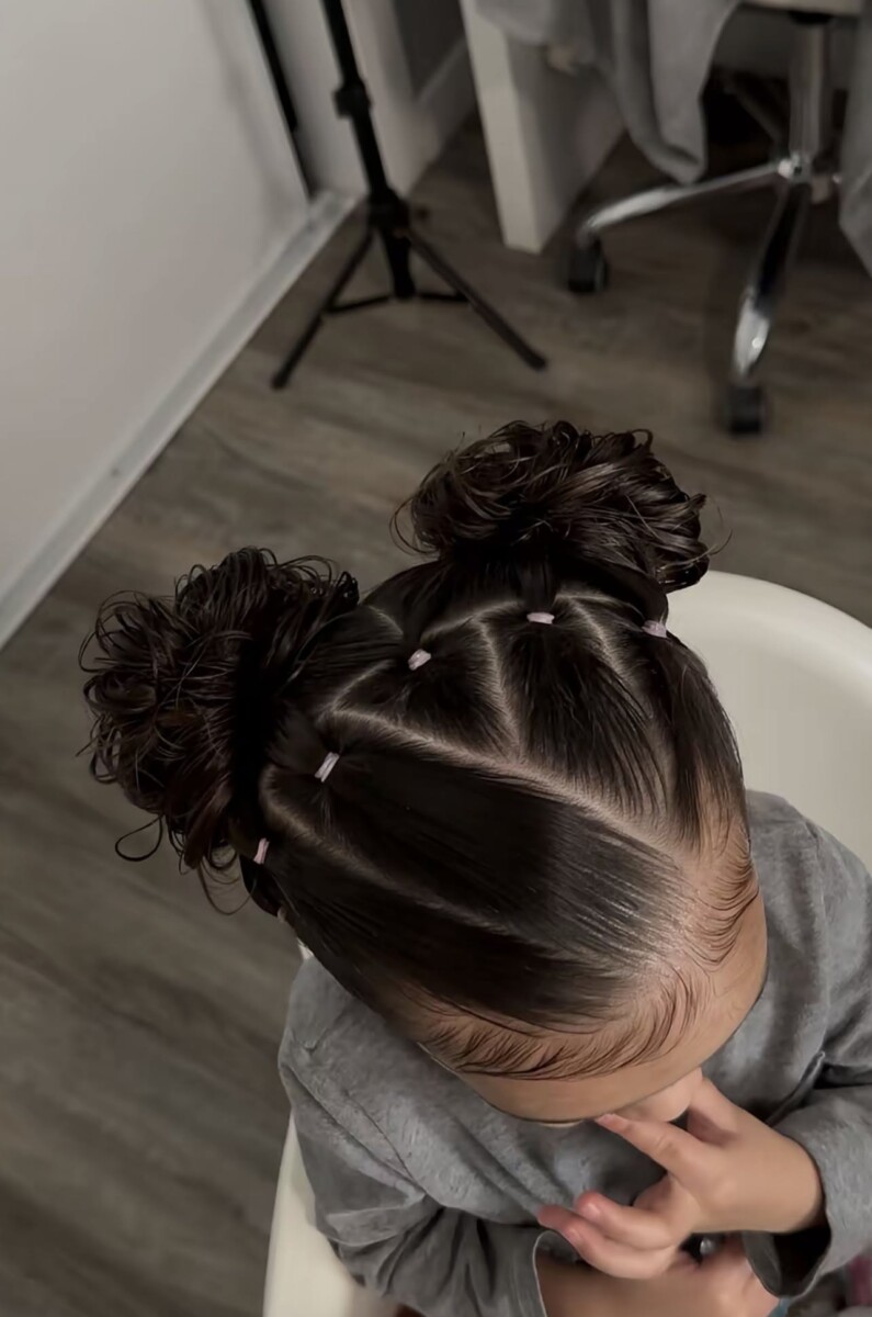 coiffure facile petite fille