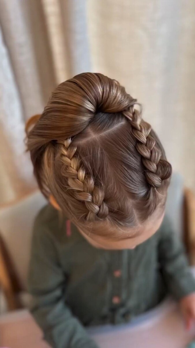 coiffure fillette cheveux fins