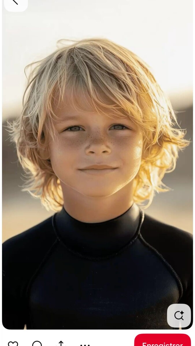 entretien coiffure garçon long
