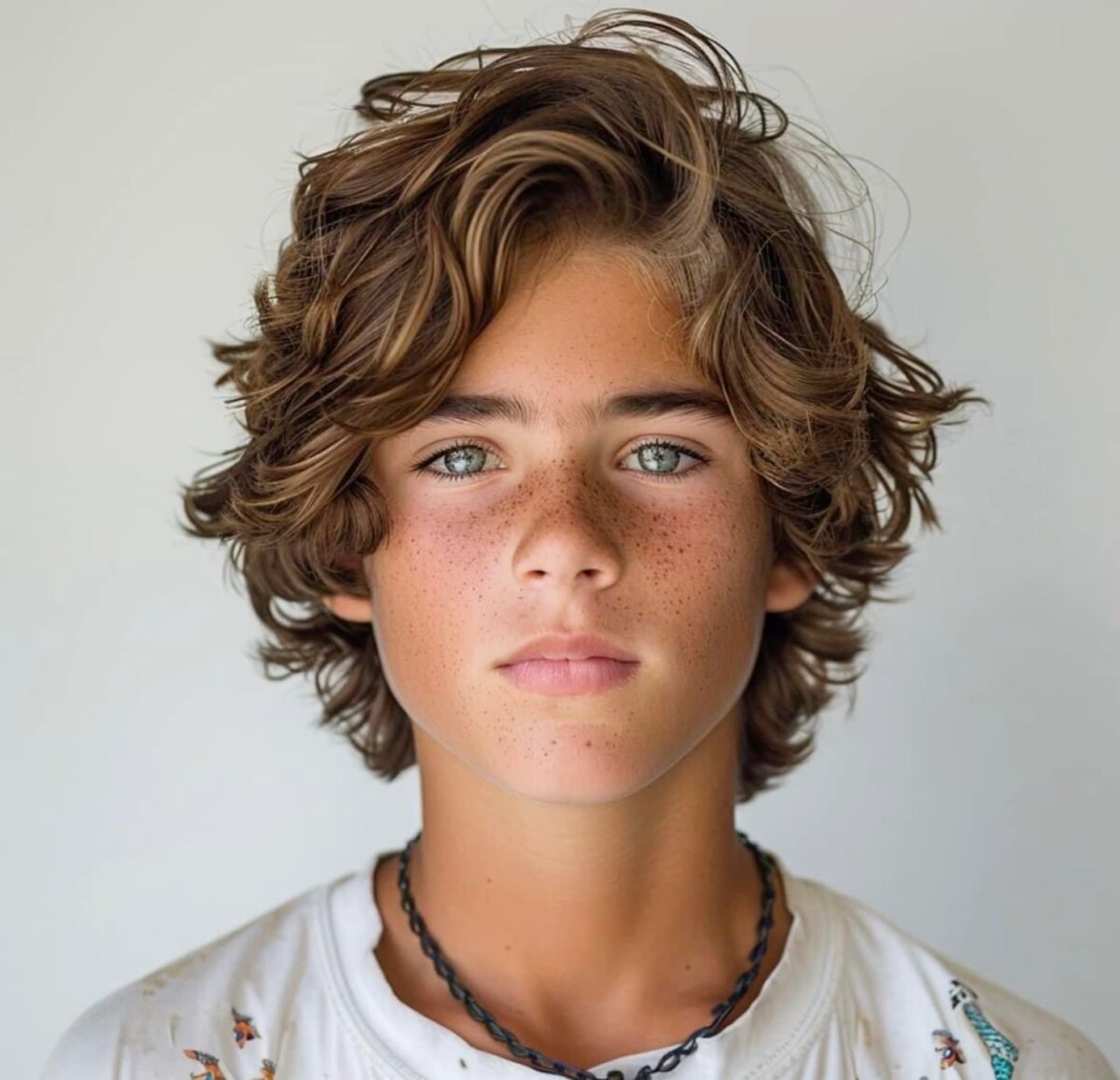 look garçon coiffure longue