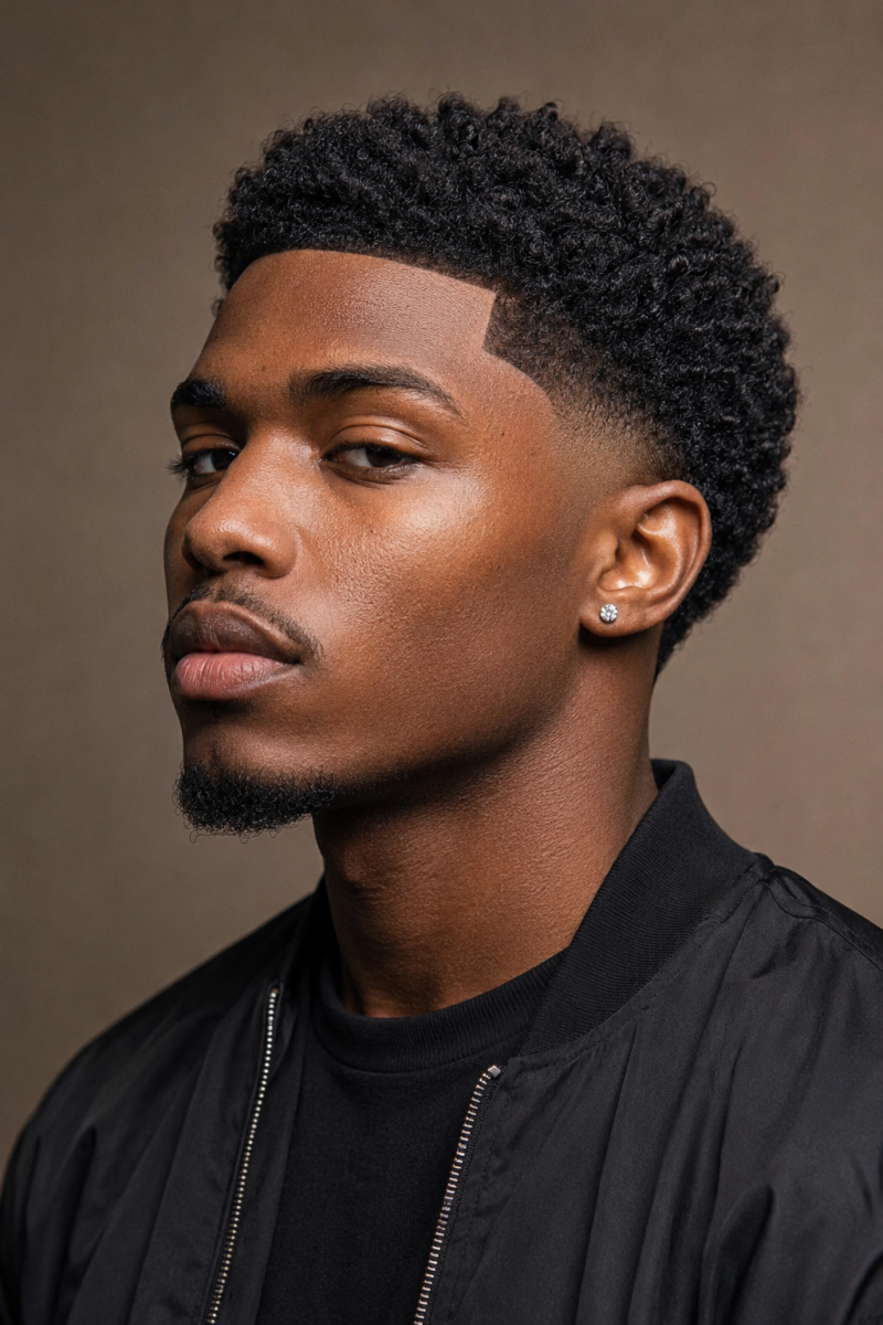 Technique dégradé cheveux afro