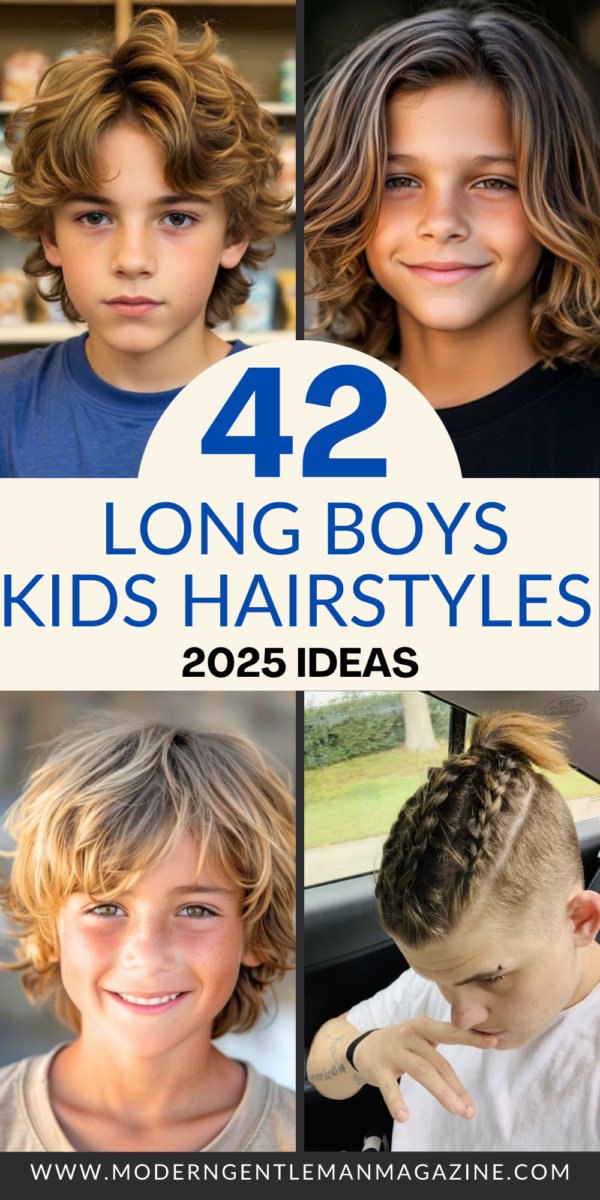 Coupe tendance garçon dessus long