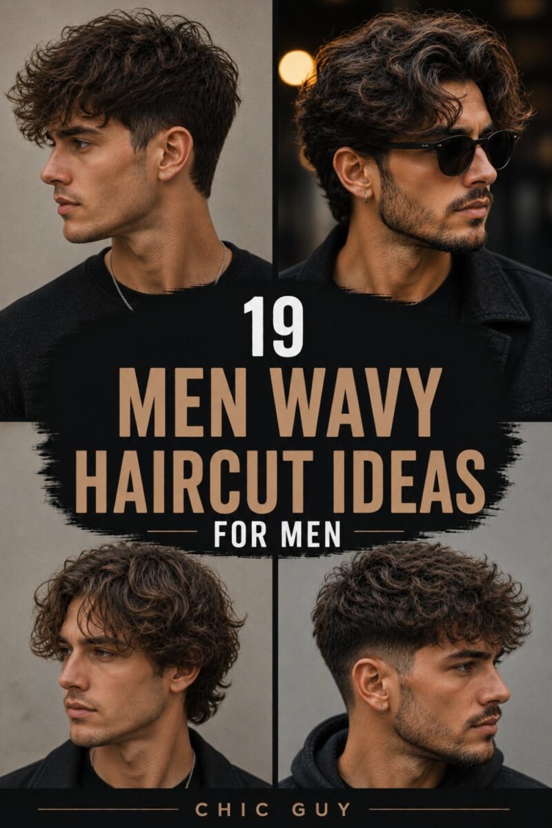Tendance coupe ondulée homme
