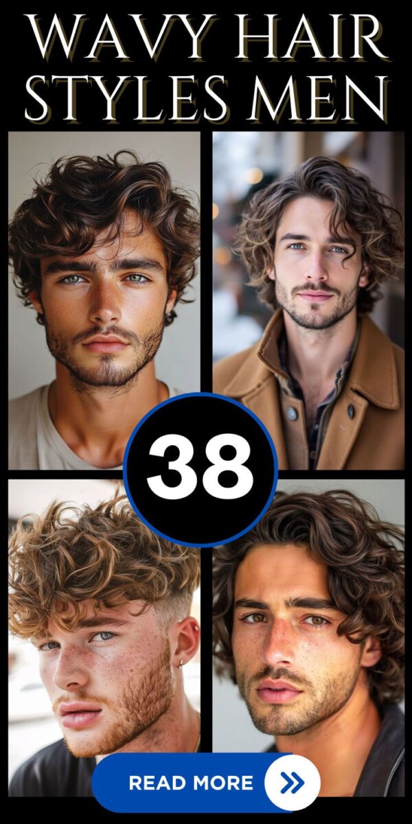 Coupe ondulée chic homme